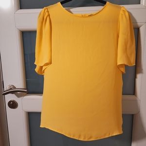 Ann Taylor yellow blouse
